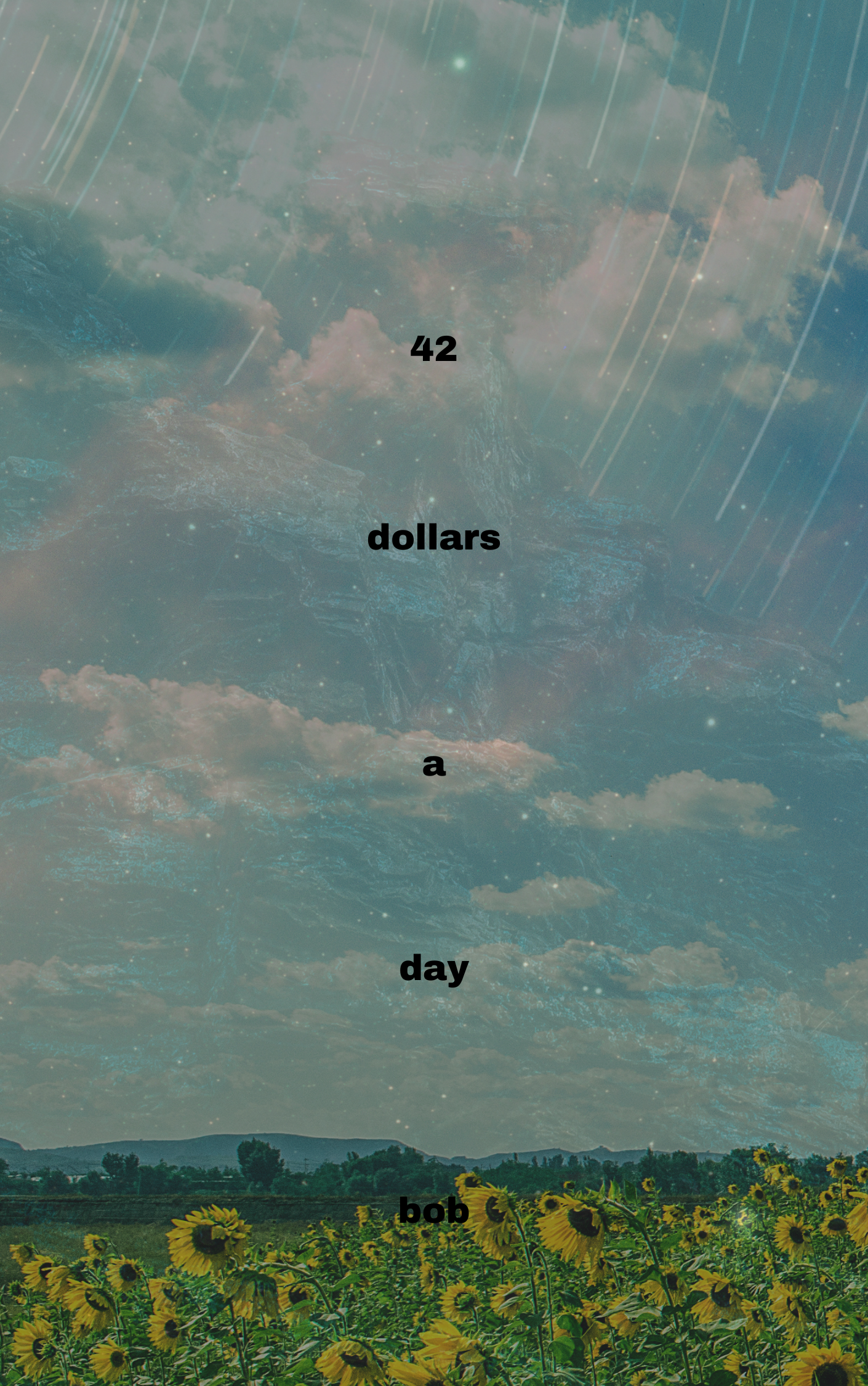 42 dollars a day